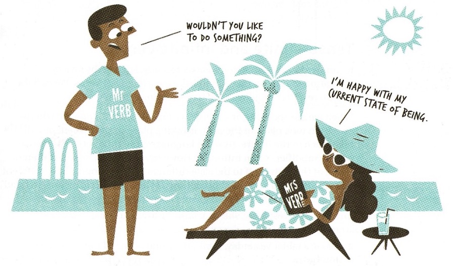 Verb Cartoon